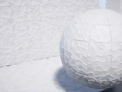 Abstract Materials PACK Low-poly 3D model