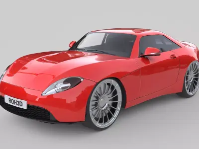 Generic Sporty Coupe 2010 3D model