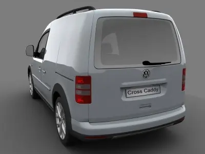 Volkswagen Cross Caddy Kasten 2013 3D model