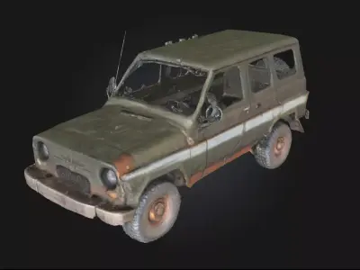 Rustic Explorer  A Weathered Ride Built for Adventure 3D model