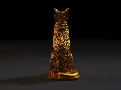 Goddess bastet 2 3D print model