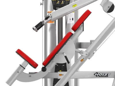 HD-3300 chest press machine 3D model