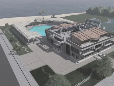 iTopia Manor 3D model