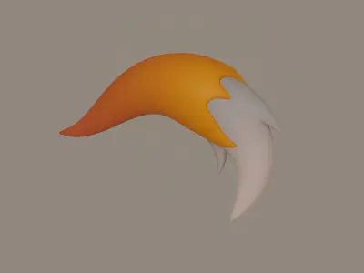 Fox Tail 3D model