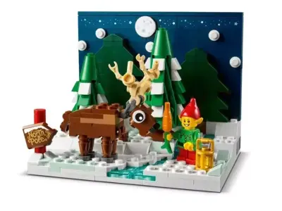 TwindBricks3D - 40484 Santa Front Yard 3D print model