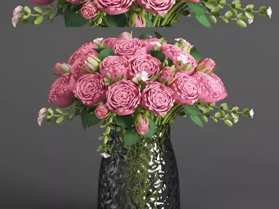 bouquet set03 3D model