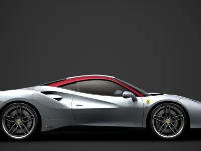 Ferrari 488 GTB The Shah 2018 3D model