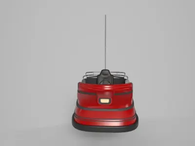 Bumper Car Low-poly 3D model