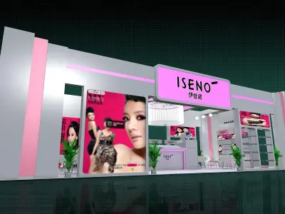 Booth - Area - 15X6-3DMAX2009-07 3D model