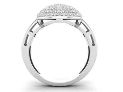 AV 480 Round shape finger ring 3D print model