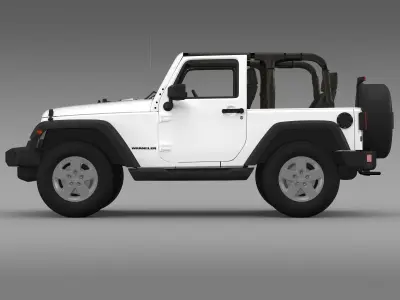 Jeep Wrangler Mountain 2012 3D model