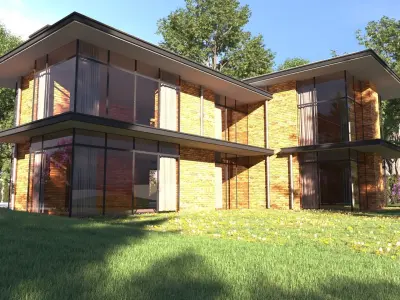 VILLA HOUSE 01 3D model