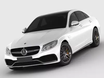 Mercedes c63 AMG 2015 3D model
