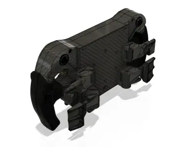 Mercedes-AMG F1 Steering Wheel 3D Model STL W14 SimRacing Wheel  3D print model