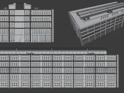 Building office  Free 3D model