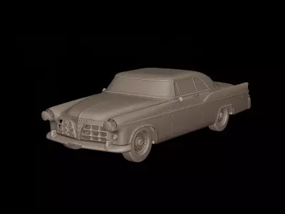 CHRYSLER 300b 1956 3D PRINT MODEL 3D print model