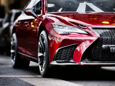 Lexus LS 500 F 2022 3D model
