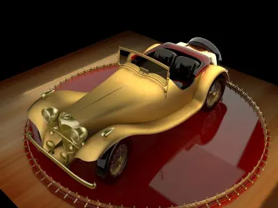 Antique car 3D model buy