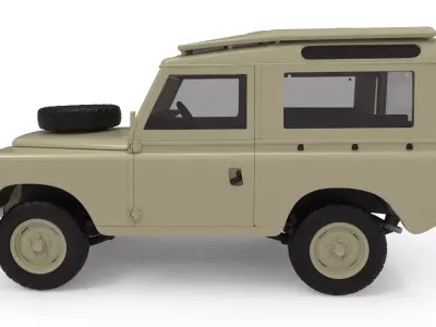 Vintage British Utility Series3 1972 SWB Station Wagon 3D print model
