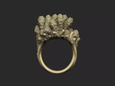 Coral abstract fantasy organic aqua underwater sea ocean  3D print model