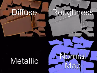 Chocolate Bar with Coffee Beans model pack Low-poly 3D model