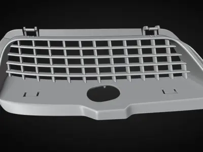Front bumper part for volkswagen vento 1996 3D print model