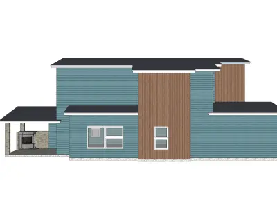 Contemporary House 06 -Archimple LLC 3D model