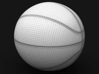 Realistic Basket Ball 3D model
