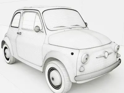 Fiat 1963 ABARTH 695SS 3D model