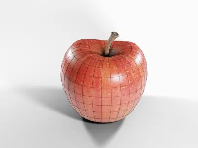 Apple Free low-poly 3D model