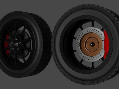 Sport Wheels  3D model