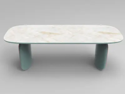 Mare Dining Table Low-poly 3D model