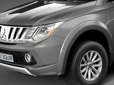 Mitsubishi L200 2016 3D model