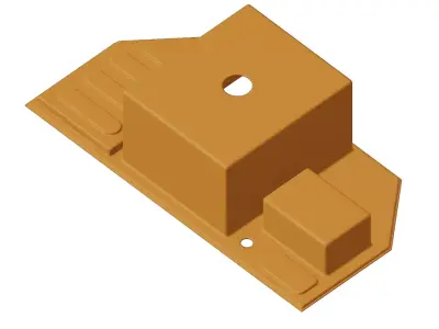 Plastic Stylish Kitchen Sink Toy 3D model