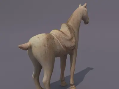 Horse Statuette A 3D model