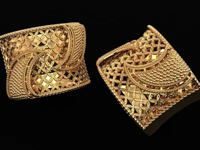 Women Ring 33 beautiful lady ring band for women 3D print model