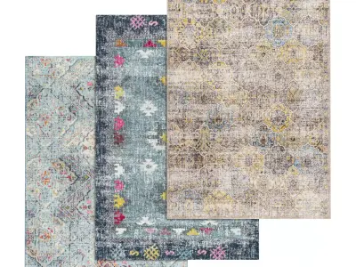 Rug Set 1617 3D model