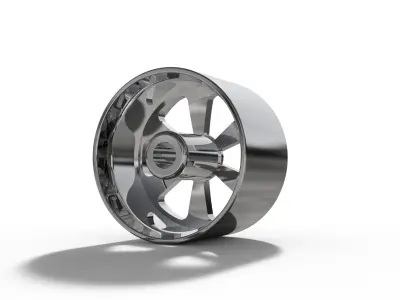 BILLET SPECIALATIES RAIL WHEEL  3D print model