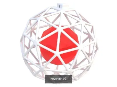 Keychain 3D Model Collection