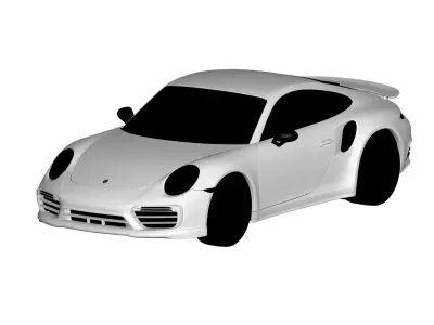 Porsche 911 Turbo Coupe  3D model