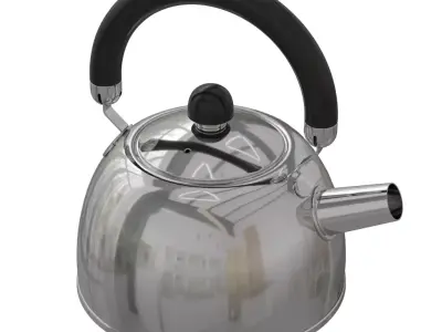 Kettle stainless steel tea Free 3D model