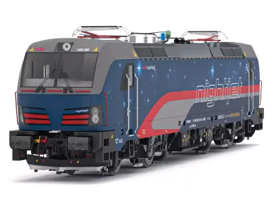 Siemens Vectron Nightjet 3D model