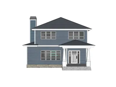 Prairie House 01 -Archimple LLC 3D model