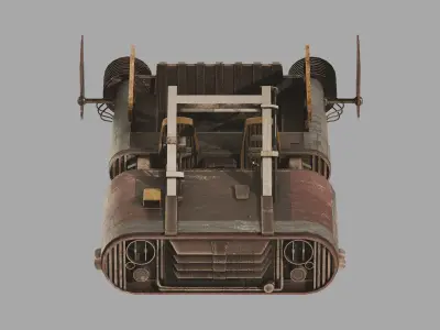 Jedi Adventure Speeder - Star Wars Low-poly 3D model