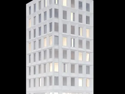Modern building 5 3D model