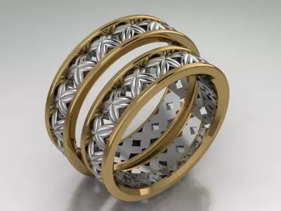 ring set 13 collection1 3D print model
