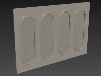 Decorative V26 Wall Panels 3D model