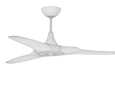 Haiku I Series Universal Mount Outdoor Ceiling Fan 3D model