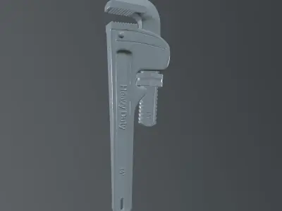 Wrench - Game and Movie-Ready Tool Asset 3D model