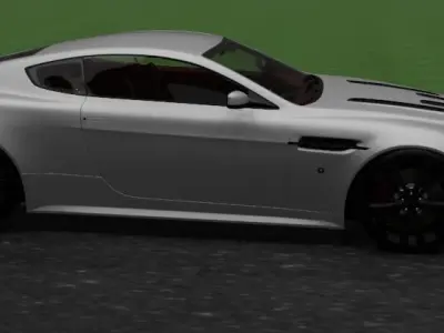 aston martin V12 Vantage 2016 3D model